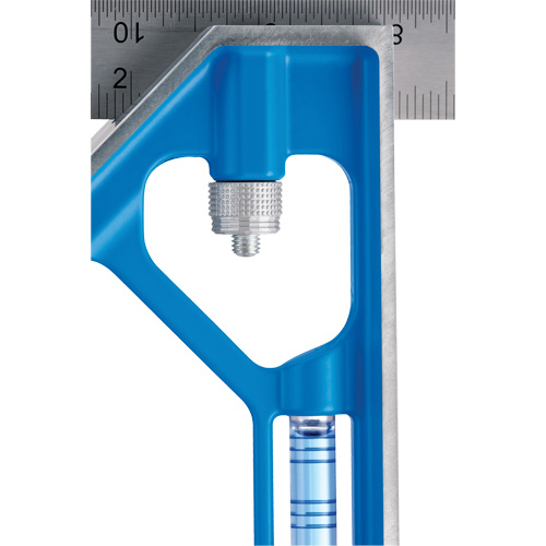&eacute;querre combin&eacute;e True Blue, 12" lo, 1/16" Graduations, Acier, Ordinaire Kelford
