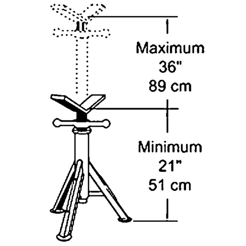 L&egrave;ve-tubes robuste, Capacit&eacute; de chargement 2500 lb Kelford