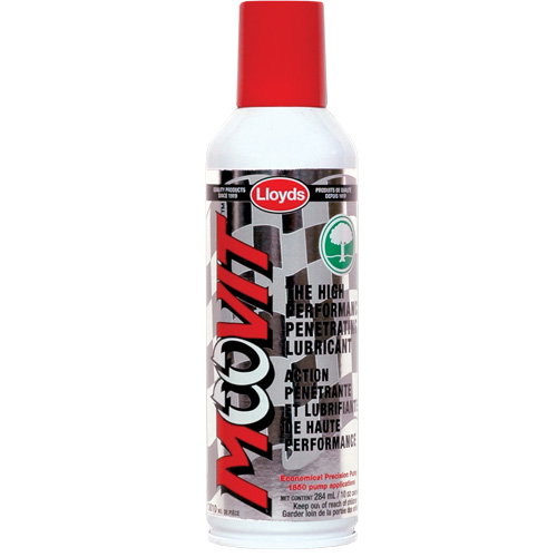 Lubrifiant haute performance Moovit, Canette a&eacute;rosol/Bouteille &agrave; g&acirc;chette, 10 oz/10 oz Kelford