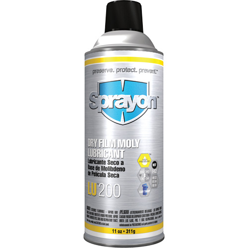 LU200 Dry Film Moly Lubcricant, Aerosol Can Kelford