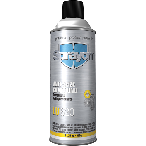 LU620 Anti-Seize Compound, 454 g, Aerosol Can, 2200°F (1204°C) Max. Temp Kelford