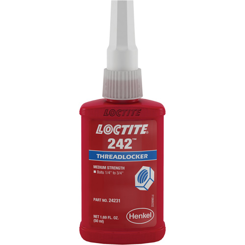 Threadlocker 242 , Blue, Medium, 50 ml, Bottle Kelford