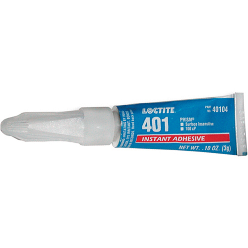 401 General Purpose Instant Adhesive, Clear, Tube, 3 g Kelford