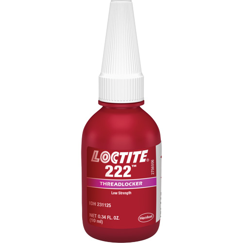 Threadlocker 222 Small Screw, Purple, Low, 10 ml, Bottle Kelford