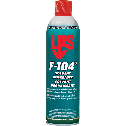 Solvant & d&eacute;graissant &agrave; &eacute;vaporation rapide F-104°, Canette a&eacute;rosol Kelford