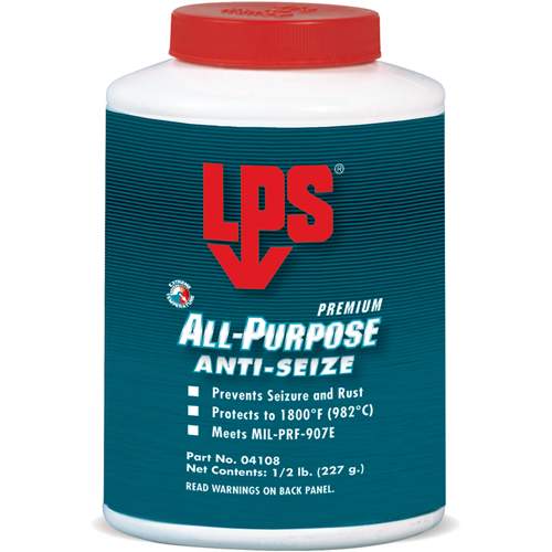 All-Purpose Anti-Seize, 1/2 lbs., Bottle, 1800°F (982°C) Max. Temp Kelford