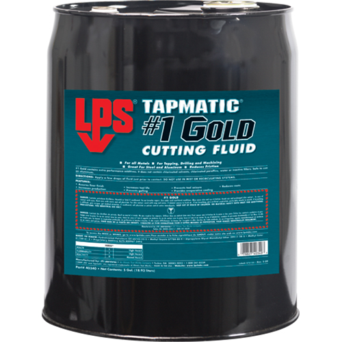 Tapmatic&reg; #1 Gold Cutting Fluids, 5 gal. Kelford