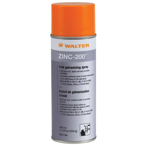 Zinc-200 Cold Galvanizing Spray, Aerosol Can Kelford