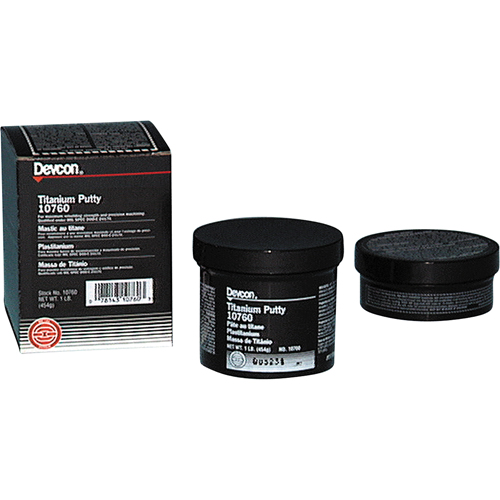 Mastic de titane, 1 lb, R&eacute;cipient Kelford