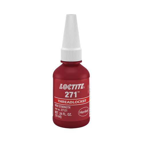Compos&eacute; de blocage 271, Rouge, &eacute;lev&eacute;, 10 ml, Bouteille Kelford