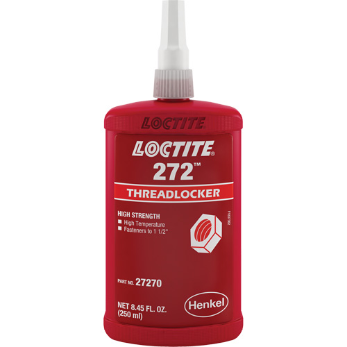 Compos&eacute; de blocage 272 temp&eacute;rature &eacute;lev&eacute;e, Rouge, &eacute;lev&eacute;, 250 ml, Bouteille Kelford