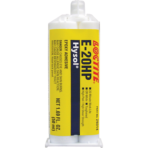 Hysol E-20HP Epoxy, Two-Part, Dual Cartridge, 104 g., Off-White Kelford
