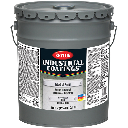 Industrial Primer, 18.9 L, Pail, Red Oxide Kelford