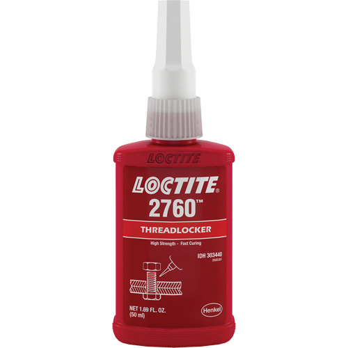Compos&eacute; de blocage 2760 adh&eacute;sif instantan&eacute;, Rouge, &eacute;lev&eacute;, 50 ml, Bouteille Kelford