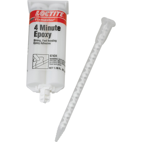 Fixmaster&reg; 4 Minute Adhesive, 50 ml, Dual Cartridge, Two-Part, Amber Kelford