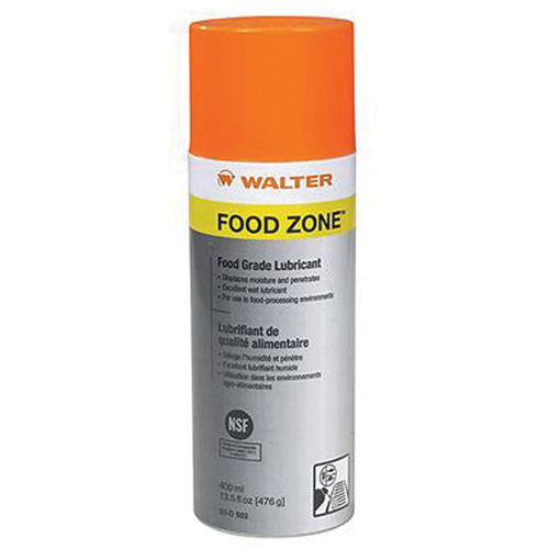 Lubrifiant alimentaire tout usage FOOD ZONE, Canette a&eacute;rosol Kelford
