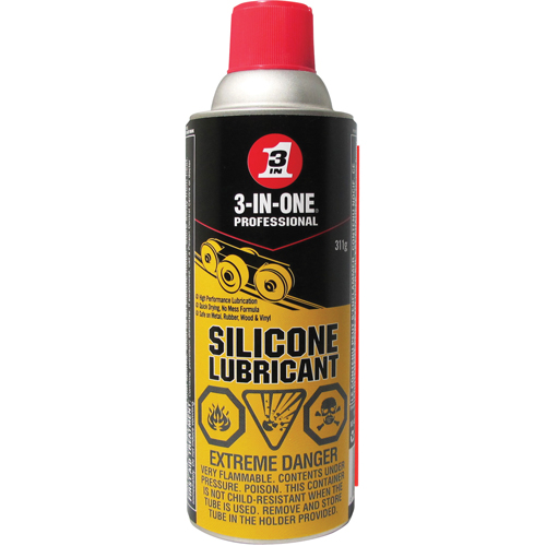 Lubrifiant de silicone 3-IN-1, Canette a&eacute;rosol Kelford