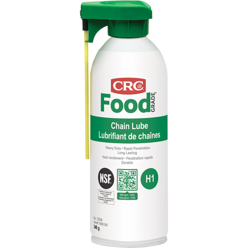 Lubrifiant &agrave; chaîne pour usine alimentaire, Canette a&eacute;rosol Kelford