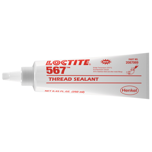 567 High Temperature Thread Sealant, Tube, 250 ml, -53.88° C - 204° C/-65° F - 400° F Kelford