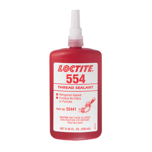554 Thread Sealant, Bottle, 10 ml, -53.89° C - 148.89° C/-65°F - 300°F Kelford
