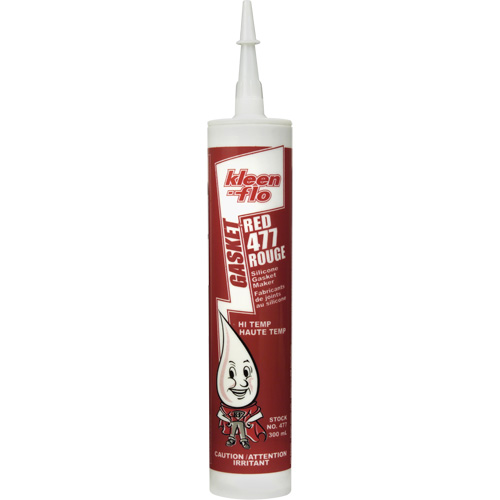 Hi-Temp Silicone Gasket Maker, Cartridge, Red Kelford