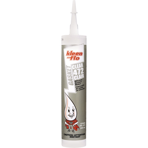 Silicone Gasket Maker, Cartridge, Clear Kelford