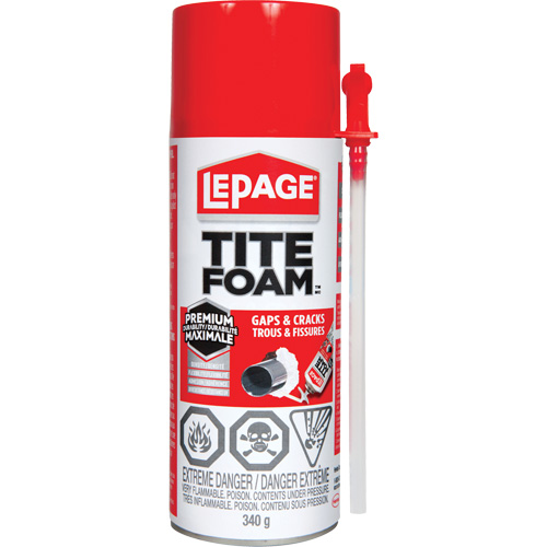 Titefoam Gaps & Cracks Insulating Foam Sealant, Aerosol Can, White Kelford