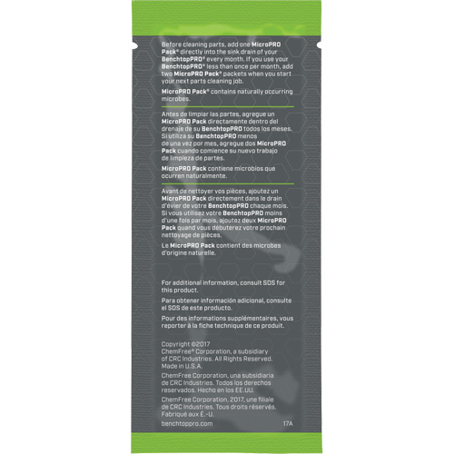 MicroPro Pack&reg; Microbial Cleaning Agent, 0.5 oz., Packet Kelford