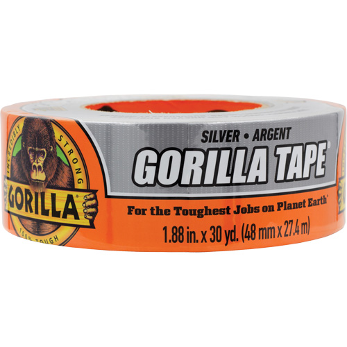 Duct Tape, 17 mils, Silver, 48 mm (2") x 27.43 m (90') Kelford