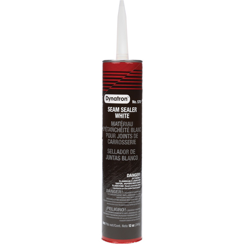 Dynatron Caulk Auto Seam Sealer, 12 oz., Cartridge, White Kelford