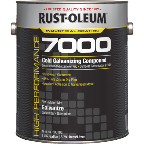 High-Performance 7000 System Cold Galvanizing Compound, Gallon Kelford