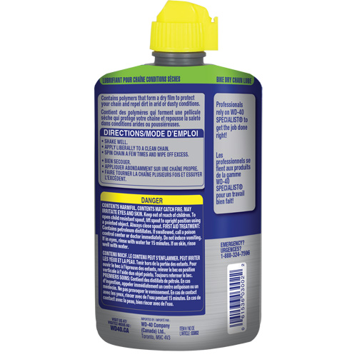 Bike Dry Chain Lubricant, Bottle Kelford