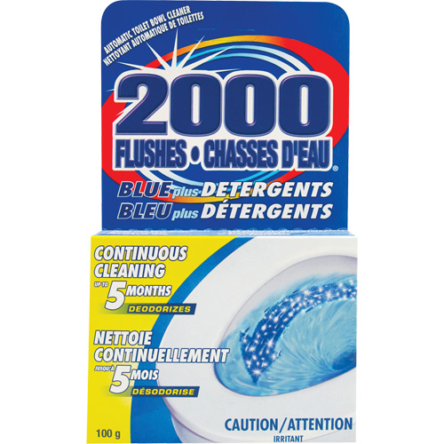 2000 Flushes&reg; Blue Plus Toilet Bowl Cleaning Detergent, 100 g, Tablet Kelford