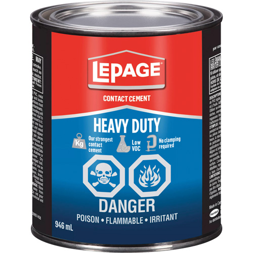 Heavy-Duty Contact Cement, Can, 946 ml, Amber Kelford