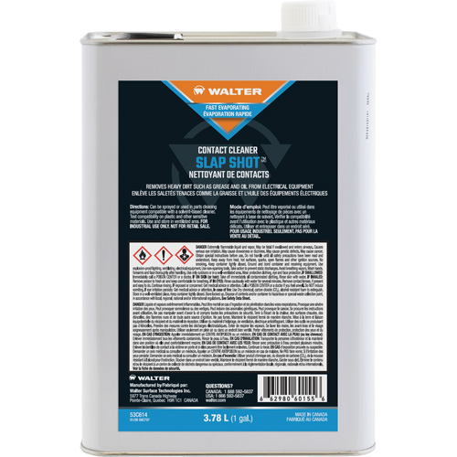 Nettoyant pour contacts SLAP SHOT, Cruche Kelford