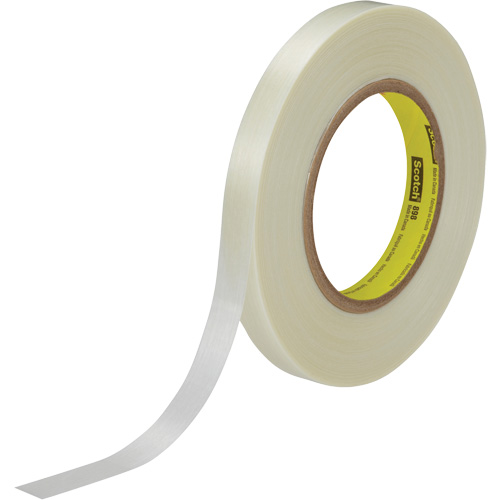 Scotch&reg; Filament Tape, 6.6 mils Thick, 9 mm (0.35") x 55 m (180')  Kelford