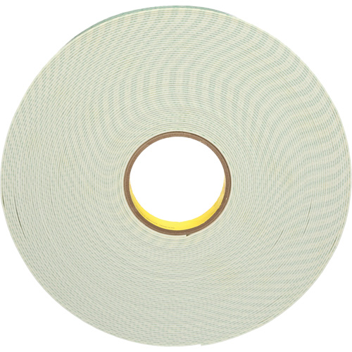 Ruban de mousse avec rev&ecirc;tement deux c&ocirc;t&eacute;s, Ruban double face en mousse, 33 m (108') lo x 25,4 mm (1") la, 62 mils, Ur&eacute;thane Kelford