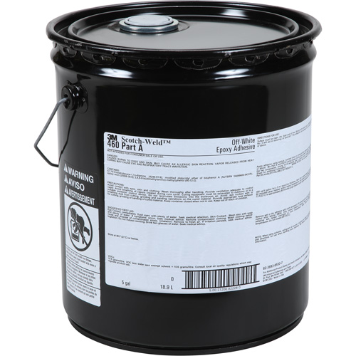 Scotch-Weld Adhesive, 5 gal., Pail, Two-Part, Off-White Kelford