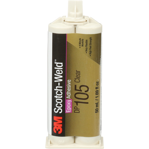 Scotch-Weld Adhesive, 1.7 fl. oz., Cartridge, Two-Part, Translucent Kelford