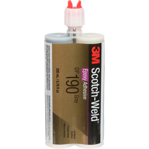 Scotch-Weld Adhesive, 200 ml, Cartridge, Two-Part, Grey Kelford