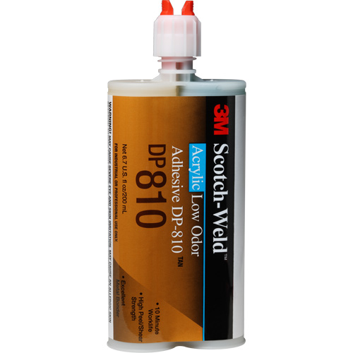 Adh&eacute;sif acrylique &agrave; faible odeur Scotch-Weld, Deux composants, Cartouche, 200 ml, Blanc cass&eacute; Kelford