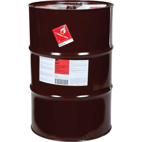 Adh&eacute;sive en nitrile haute performance pour caoutchouc et joint &eacute;tanche Scotch-Weld, Baril, Brun Kelford