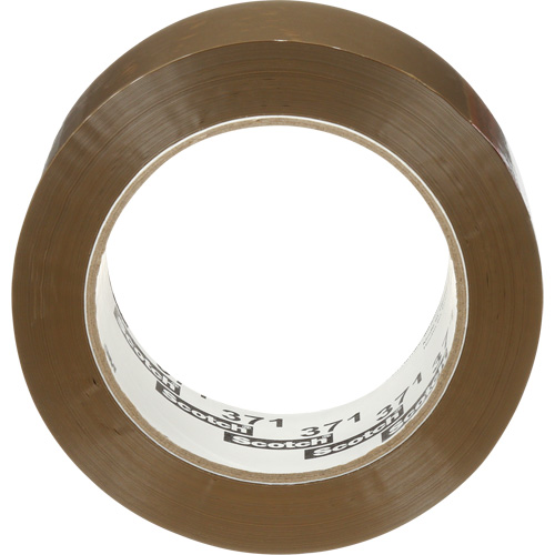 Scotch&reg; Box Sealing Tape 371, Hot Melt Adhesive, 1.9 mils, 48 mm (2") x 100 m (328') Kelford
