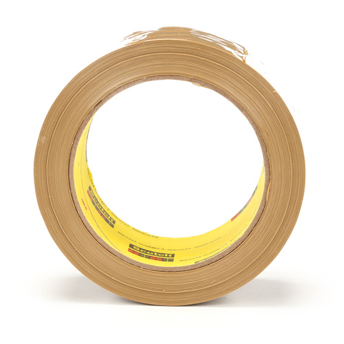 Ruban pour sceller les boîtes Scotch 375, Adh&eacute;sif Thermofusible, 3,1 mils, 48 mm (2") x 50 m (164') Kelford