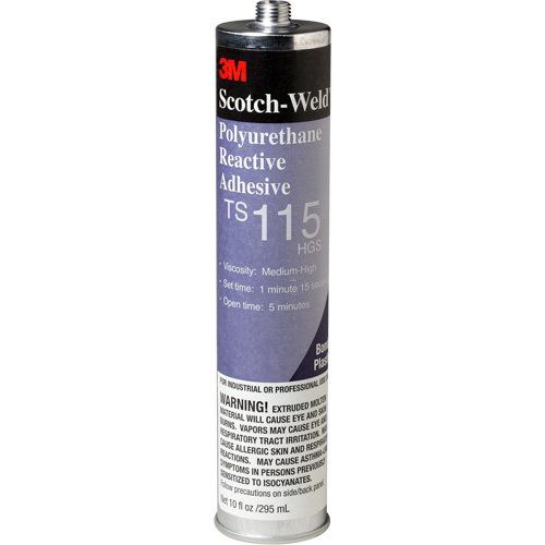 Scotch-Weld PUR Adhesive, 10 oz., Cartridge, Clear Kelford