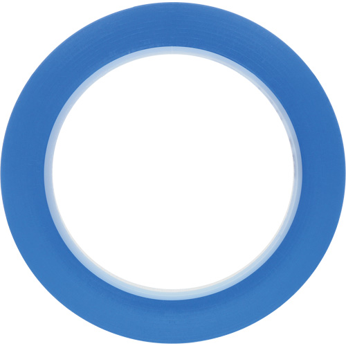 471 Vinyl Tape, 6 mm (1/4") W x 32.9 m (108') L, 5.2 mils, Blue Kelford