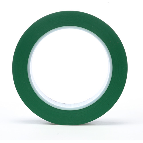 471 Vinyl Tape, 25.4 mm (1") W x 32.9 m (108') L, 5.2 mils, Green Kelford