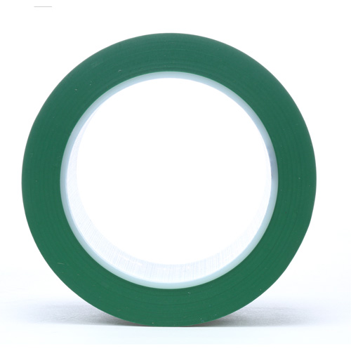 471 Vinyl Tape, 50.8 mm (2") W x 32.9 m (108') L, 5.2 mils, Green Kelford