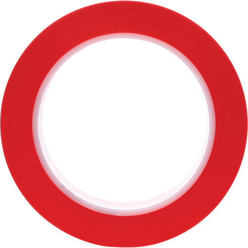 Ruban en vinyle 471, 25,4 mm (1") la x 32,9 m (108') lo, 5,2 mils, Rouge Kelford