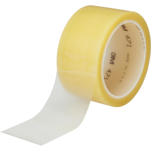 Ruban en vinyle 471, 38 mm (1-1/2") la x 32,9 m (108') lo, 5,3 mils, Transparent Kelford
